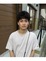 ムク 南浦和(MUKU) 伸ばし途中のクシャッとピンパーマ