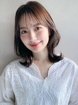 リヤン 表参道(lyann) くびれヘア レイヤーカット アプリコットオレンジ ハイライト ☆