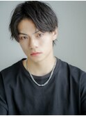 軽さとナチュラル感◎ メンズセンターパートの柔らかスタイル！
