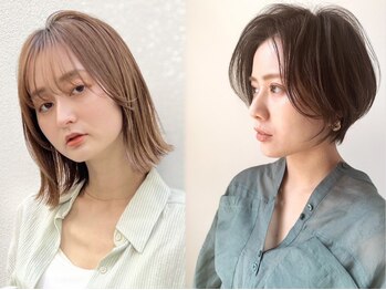 ノア(NOA)の写真/【福島】《カット+低刺激グレイカラー¥7500》低刺激×ダメージレスな薬剤と施術で染める度綺麗な髪に♪