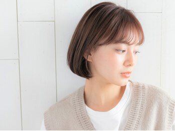 キャリコ(calico)の写真/小顔シルエットにこだわる似合わせカット♪前髪カットに自信◎骨格・髪質・輪郭全てを見極めBestなstyleへ