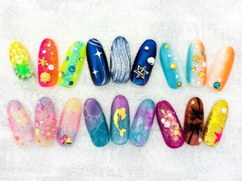 ネイルエイム(Nail eim)の写真/何度でも利用できる!<平日16時まで限定4本アート¥5980>理想のデザインがきっと見つかる◎付け替えオフ無料!