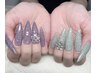 【チップスカルプ/アプレ使用】ビジュコース　パーツ2個付き】 ¥9500→8500