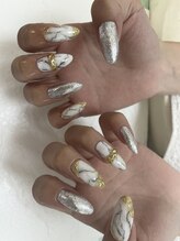 ジェルネイルステラ(gel nail Stella)/大理石