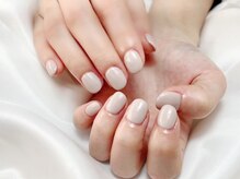 ネイルアンドアイラッシュサロン マーブル(marble)/ホワイトネイル