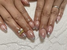 ジェルネイルステラ(gel nail Stella)/ガラスフレンチ