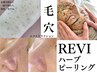 【徹底毛穴ケア★】毛穴洗浄&REVIハーブピーリング(幹細胞セラム付き) ¥12000