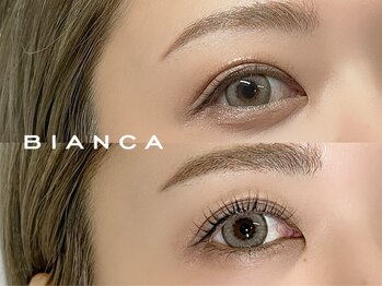 ビアンカ 新宿西口店(Bianca)の写真/
【当店人気No1】★汗や水に負けないまつげパーマ(上)¥4800/(上下)¥5800~マスカラパーマ+1100