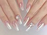 【HAND】 上品に魅せたい方美フォルムオーロラ/ミラーネイル¥7980