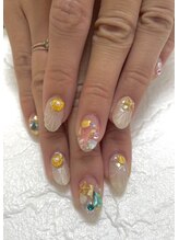 ジェルネイルステラ(gel nail Stella)/人魚のうろこネイル　シェル