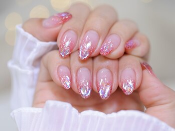 幻之花ネイルの写真/【やり放題¥12980】雑誌/SNSで話題のデザインも◎カラー×パーツを組合せて貴方だけの理想の指先を楽しんで