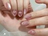 【HAND 】SNSで話題のハートマグネットネイル￥8500