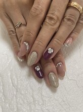 ジェルネイルステラ(gel nail Stella)/ストーンアート
