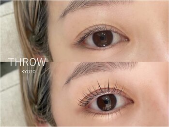 スロウヌーヴ(THROW neuve)の写真/【NEWOPEN】人気のパリジェンヌラッシュリフト／トレンドの束感もOK★まつげパーマを期間限定PRICEで♪